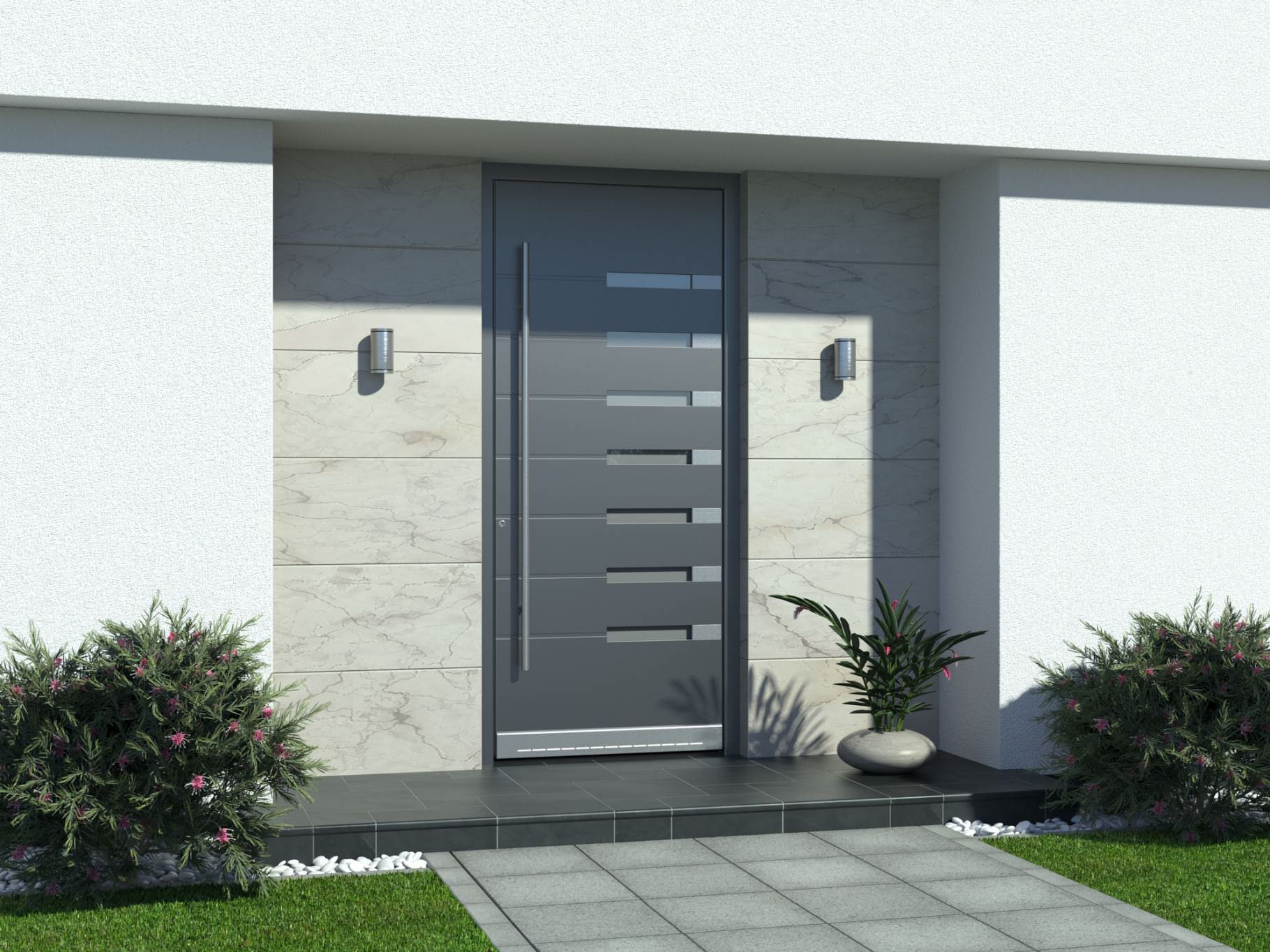 Aluminium front doors 1110
