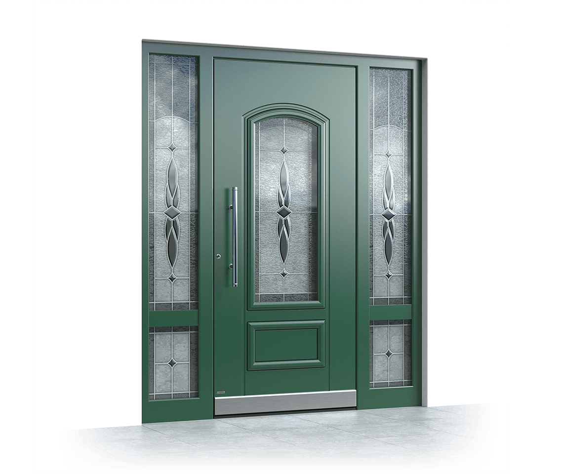 Aluminium entrance door 3142