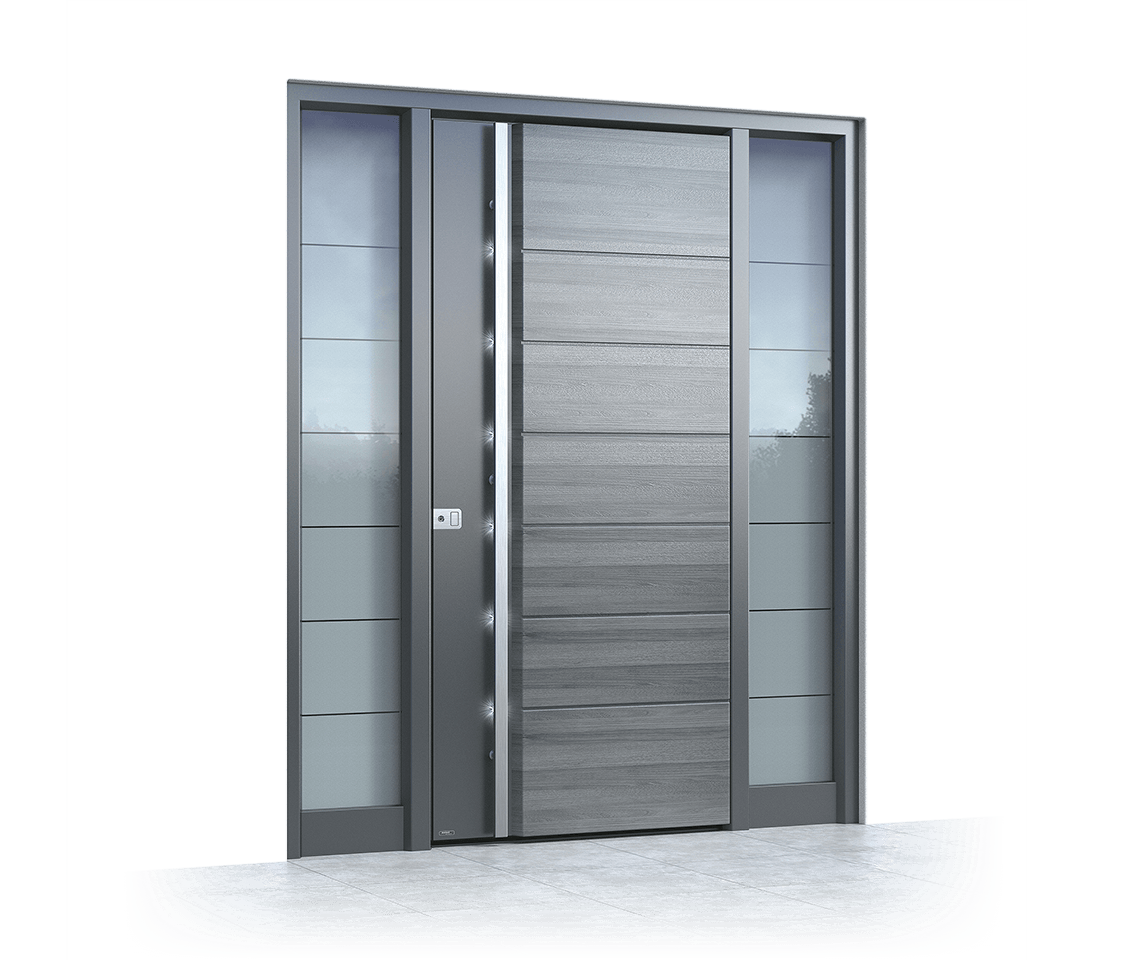 Aluminium entrance door 501