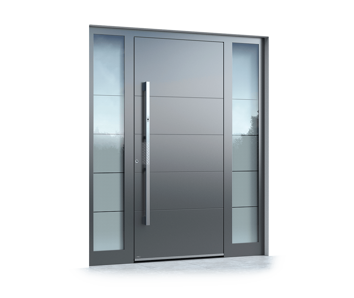 Aluminium entrance door 6011