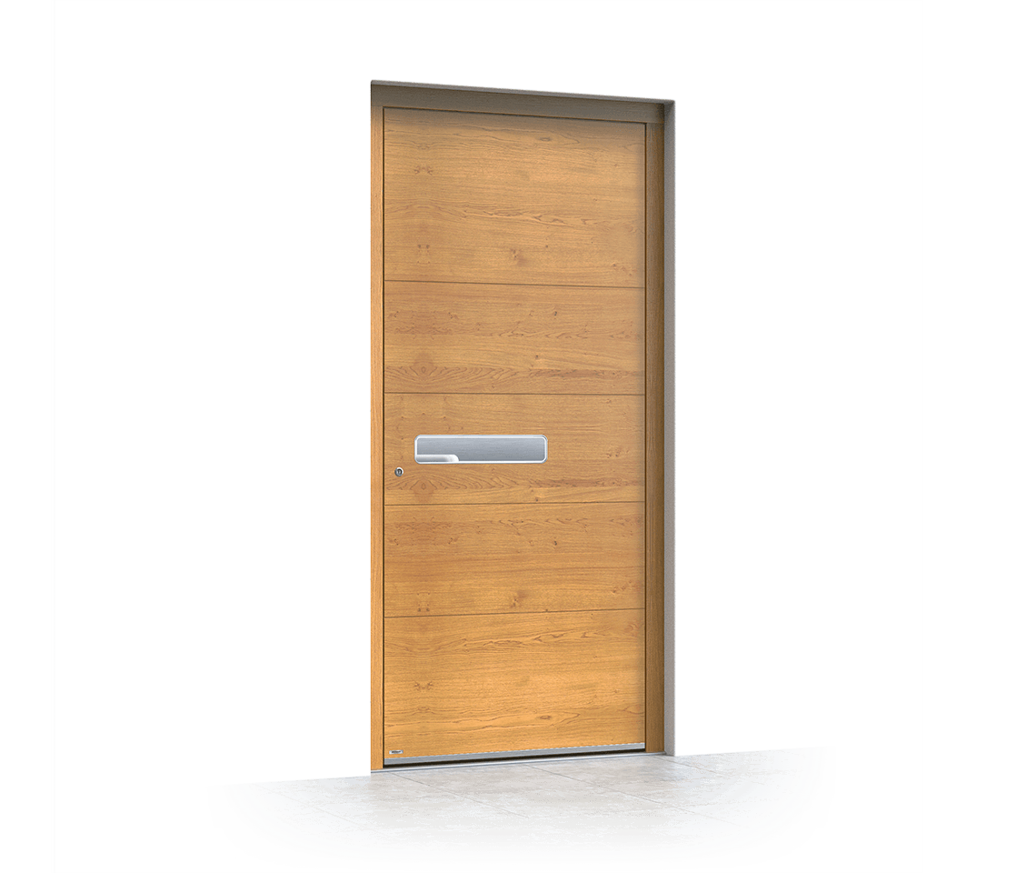 Wooden entrance door 6011