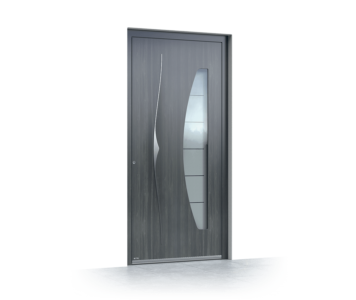 Aluminium entrance door 6019