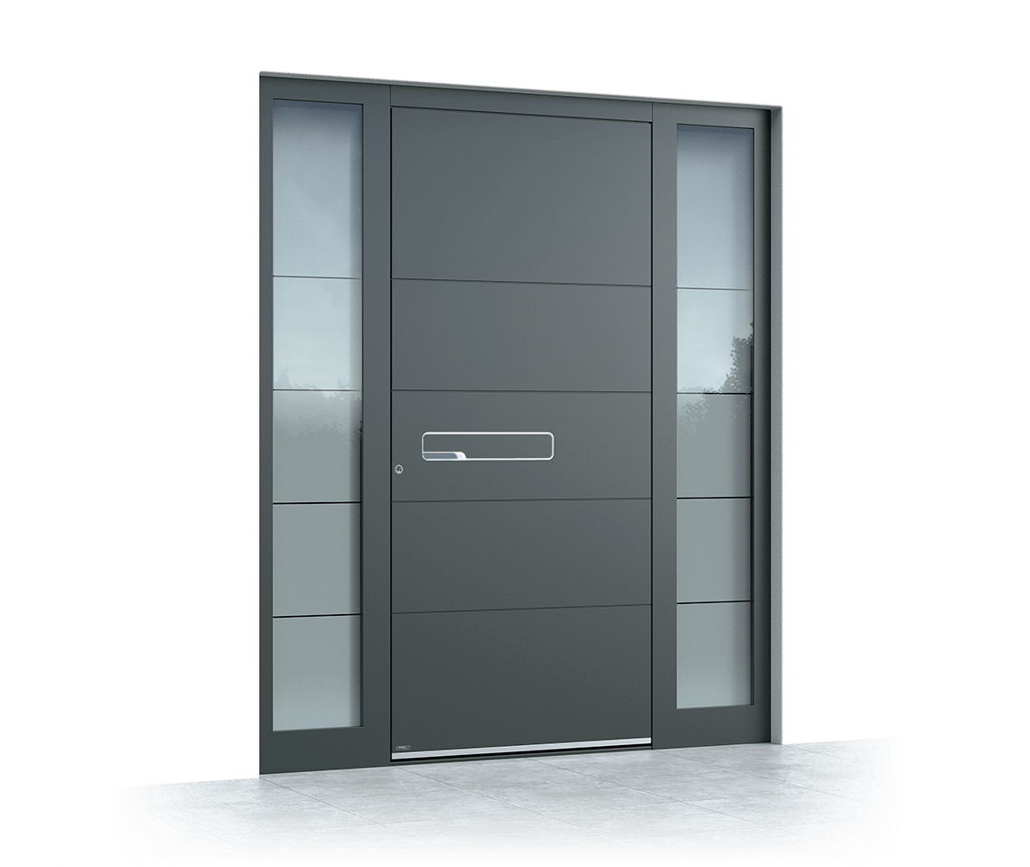 Aluminium entrance door 615