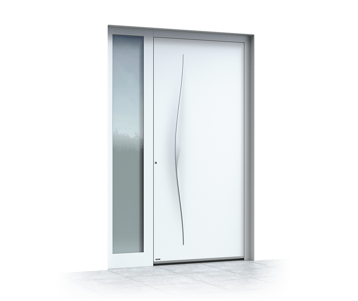 Aluminium entrance door 628