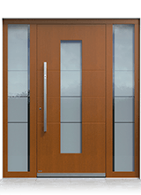 Wooden entrance door 1081