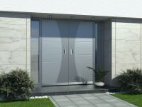 Aluminium front doors 1860