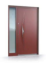 Aluminium entrance door 6017