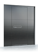 Aluminium entrance door 612