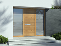 Wooden front doors 614