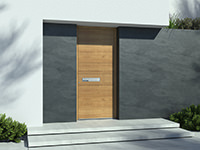 Wooden front doors 614