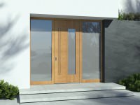 Wooden front doors 622A