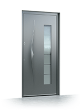 Aluminium entrance door 629